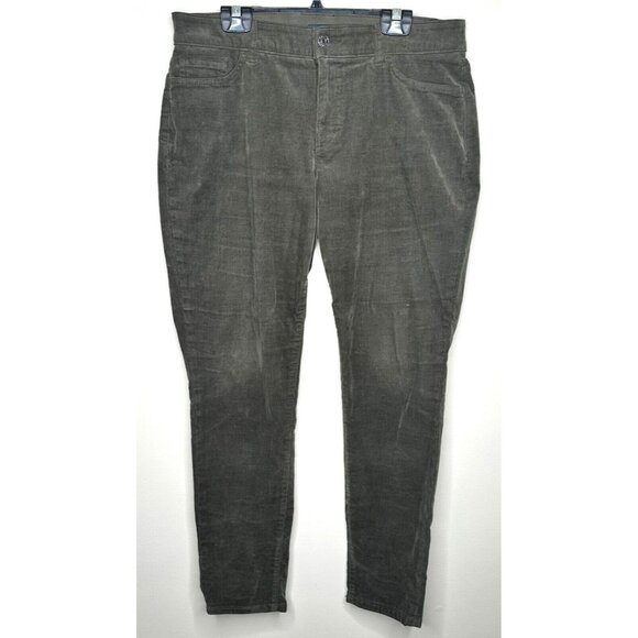 Chaps Womens Pants Corduroy Cotton Straight Leg Five Pocket Brown Size 10 33x28 - Picture 1 of 8